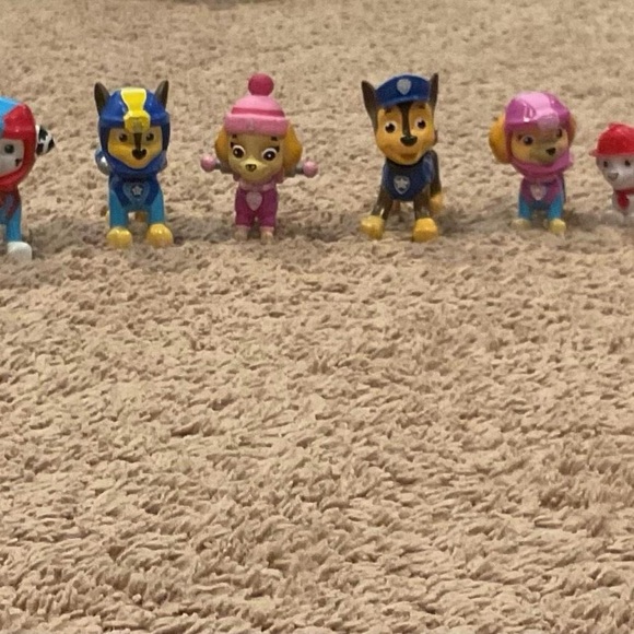 Paw Patrol Other - Paw Patrol Action Figures - Blue, Pink, Red